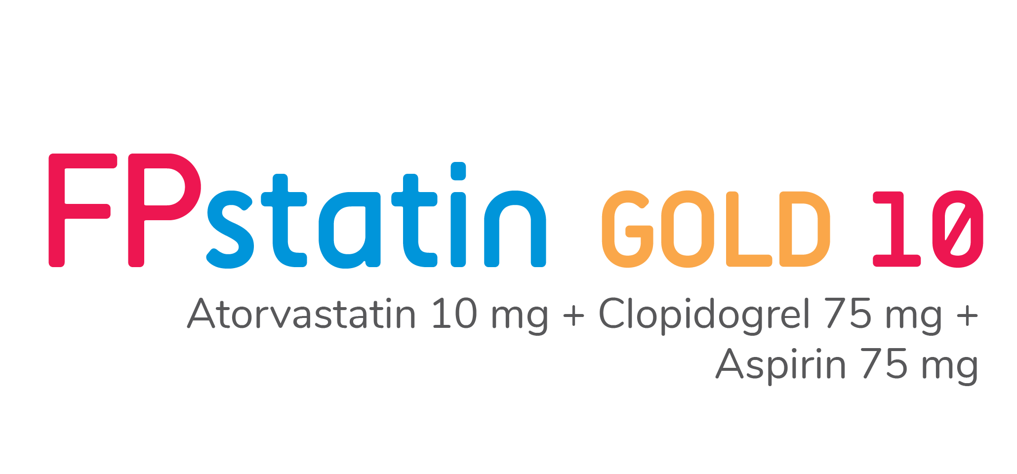 FP Statin GOLD 10 | Atorvastatin 10 mg + Clopidogrel 75 mg + Aspirin 75 mg